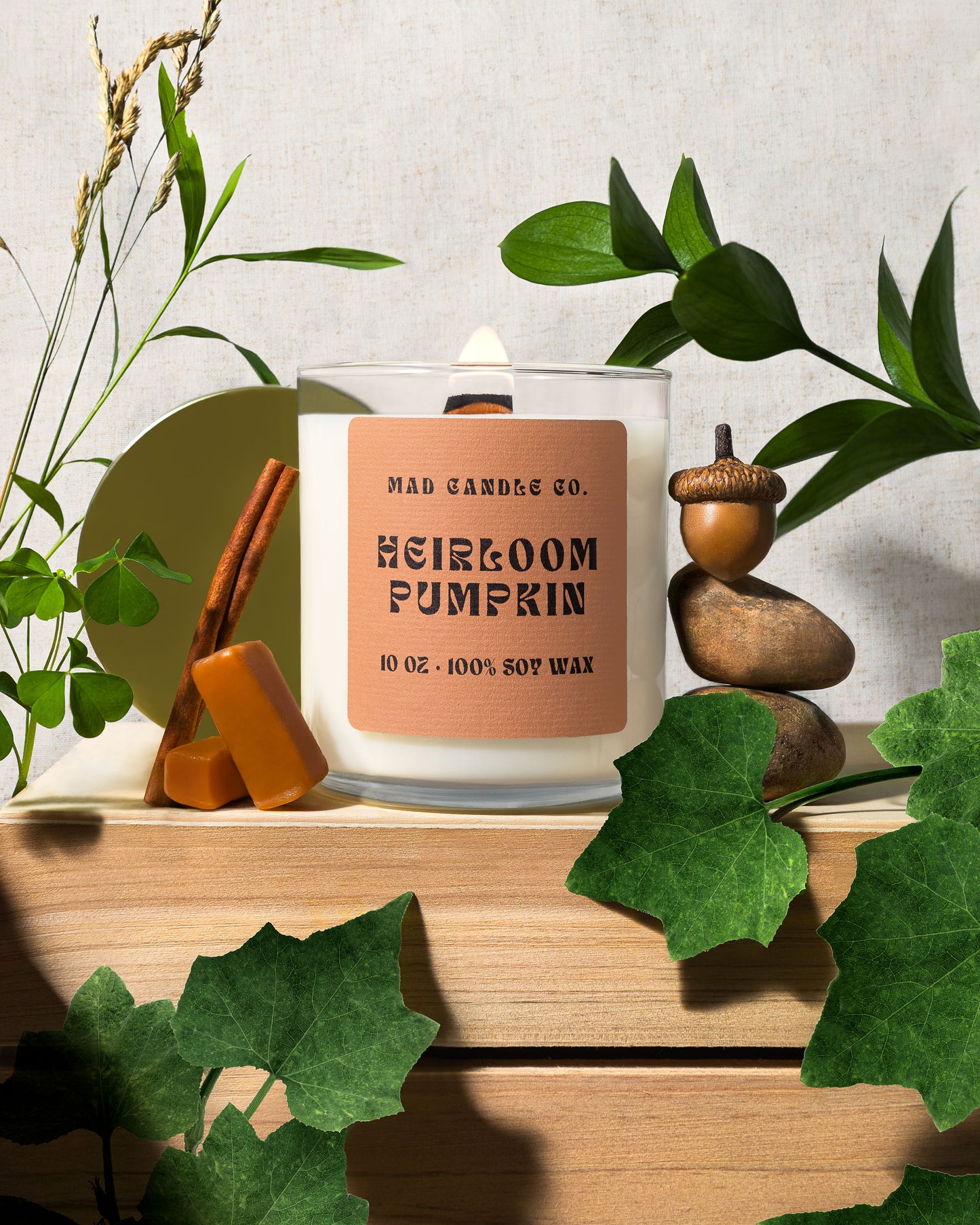 HEIRLOOM PUMPKIN - 10oz GLASS JAR