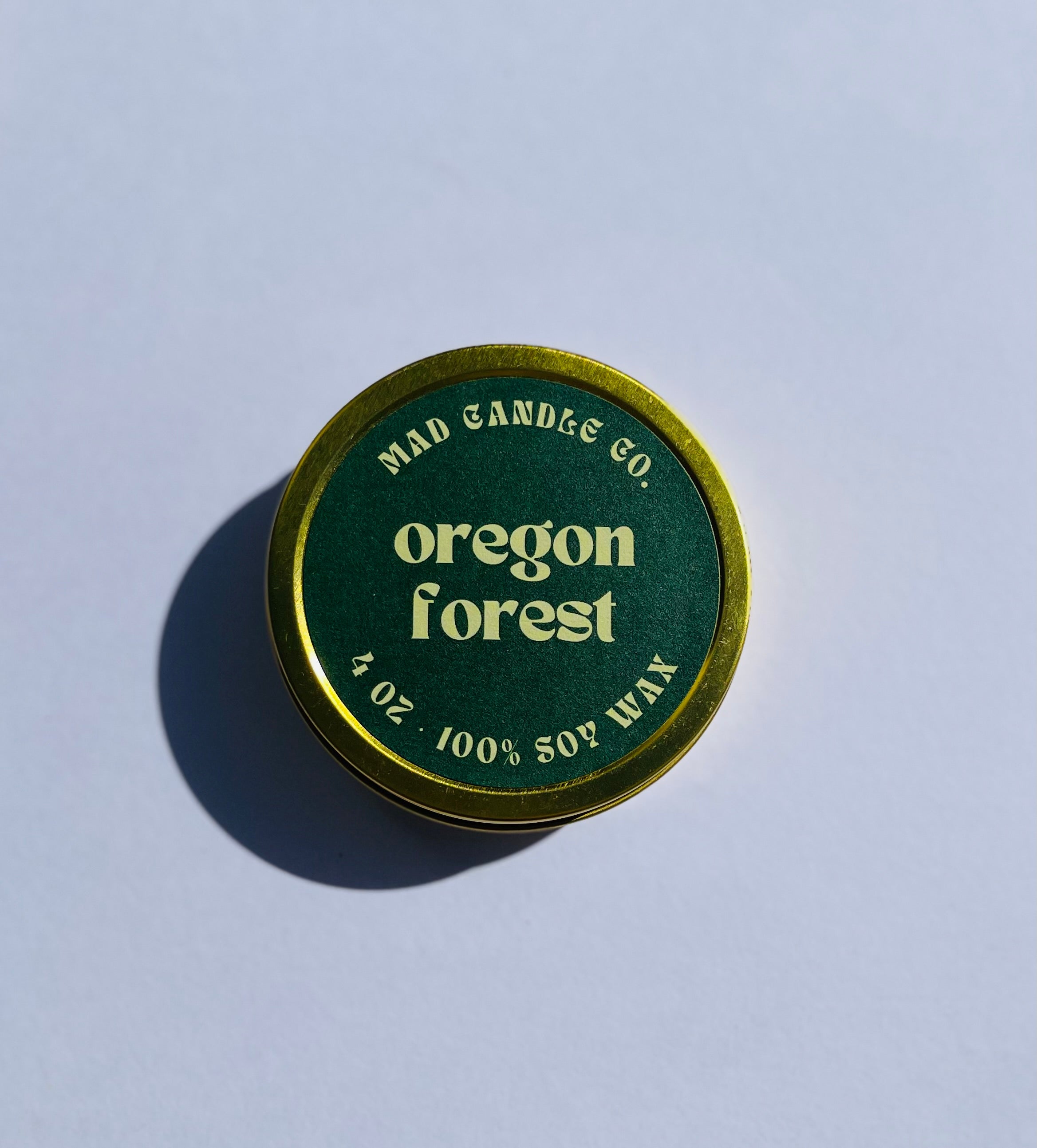 oregon forest soy candle - 4oz travel tin
