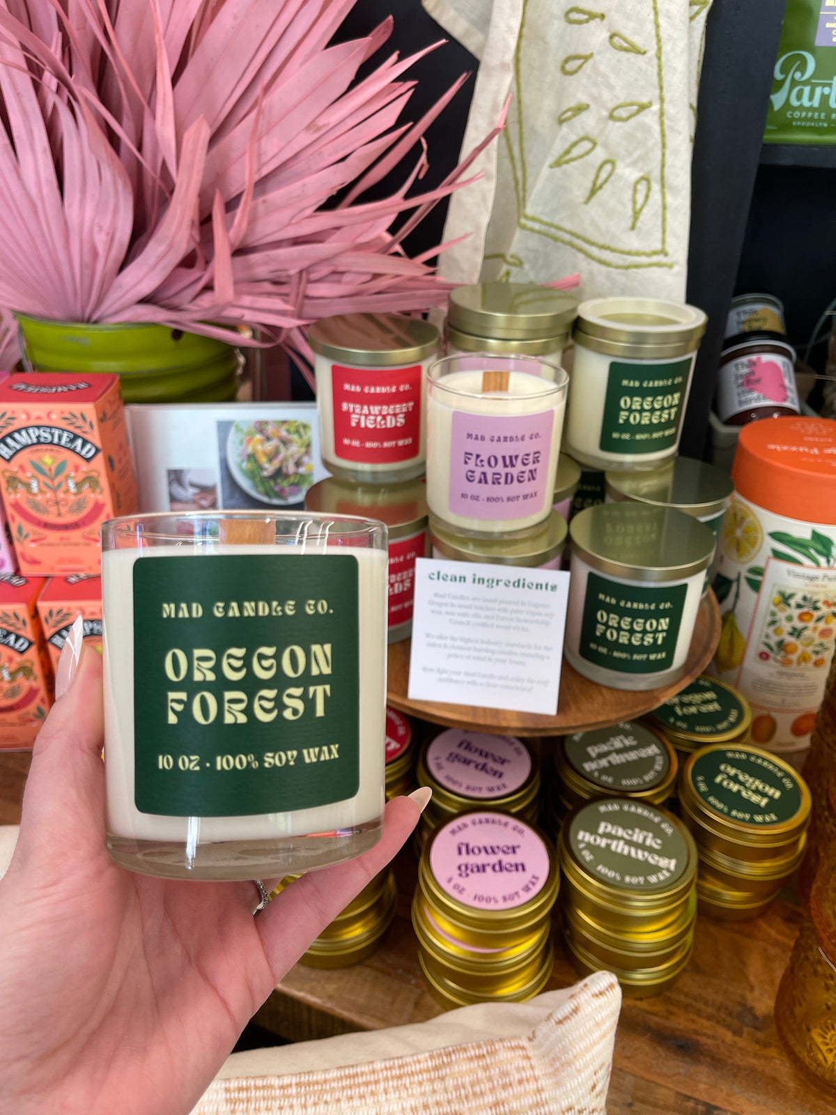 OREGON FOREST SOY CANDLE - 10oz GLASS JAR