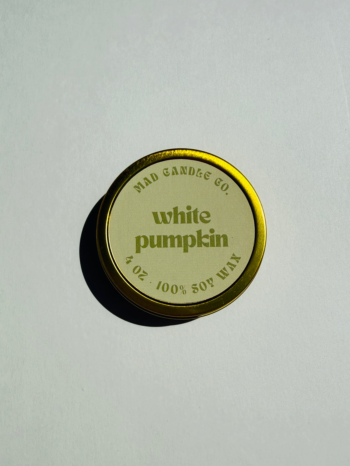 white pumpkin - 4oz travel tin