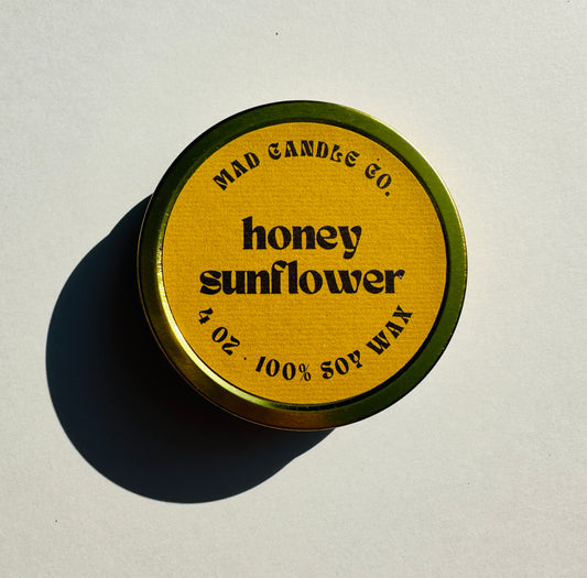 honey sunflower - 4oz travel tin