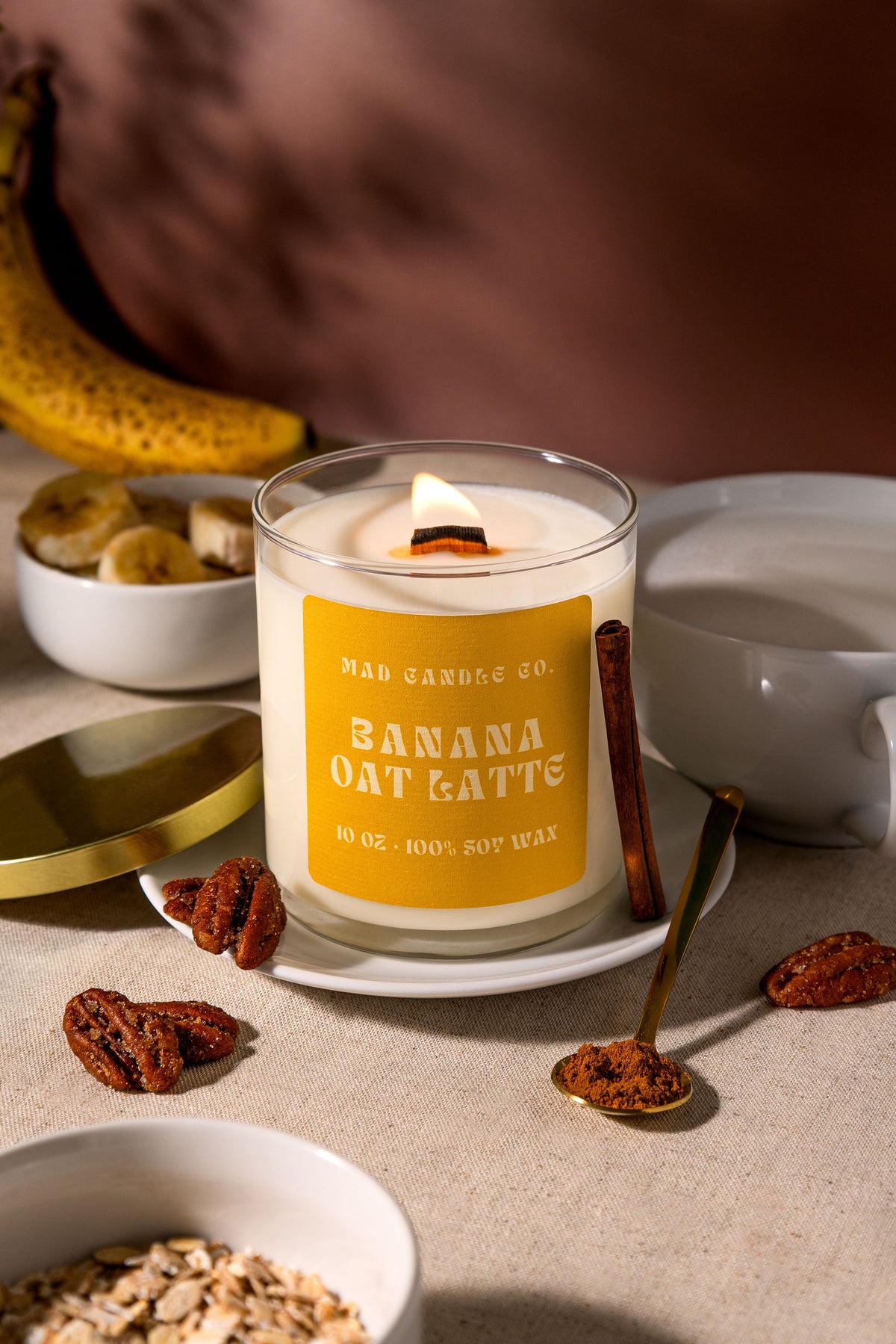 BANANA OAT LATTE - 10oz GLASS JAR