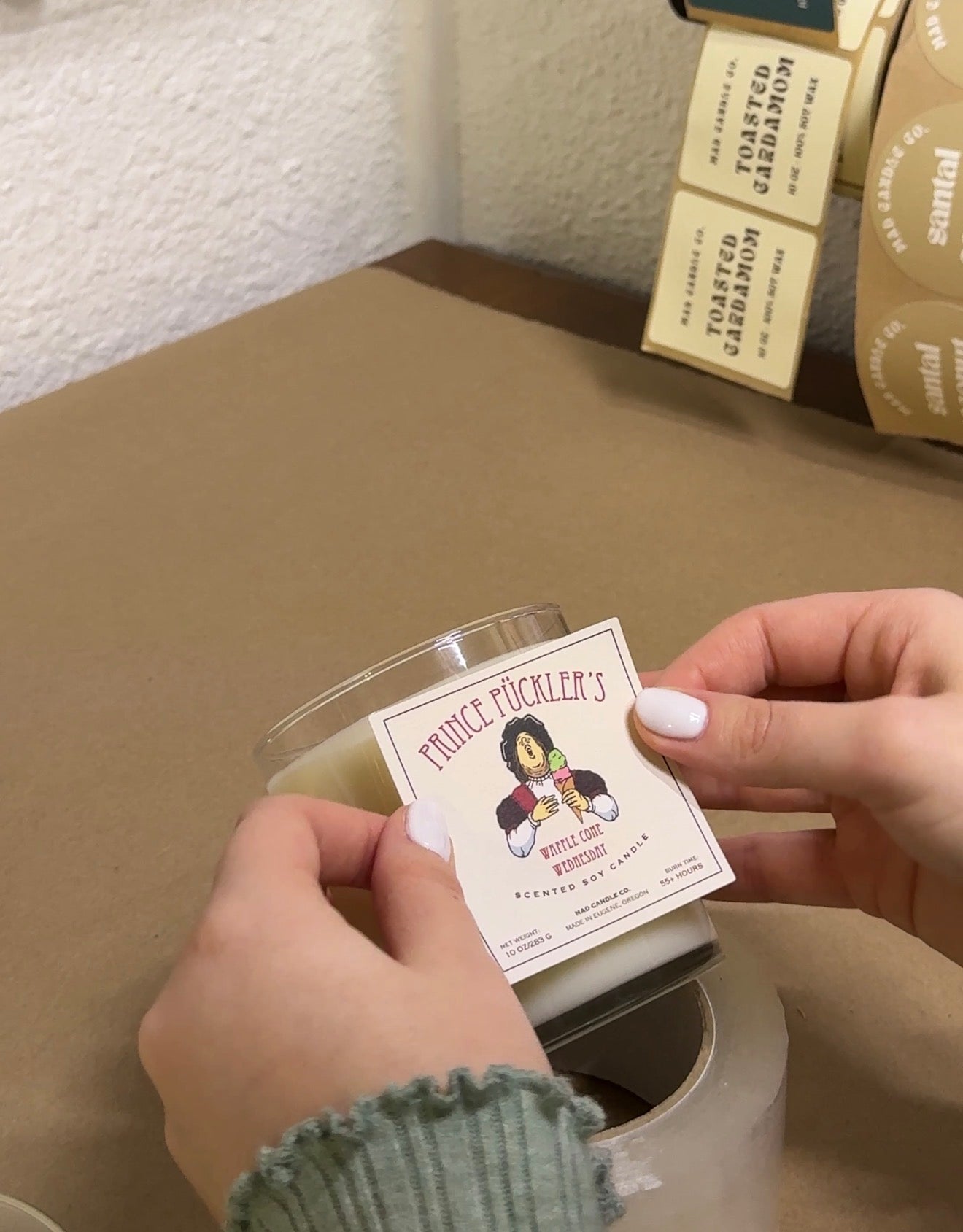 Waffle Cone Wednesday - Prince Puckler’s Special Edition Soy Candle