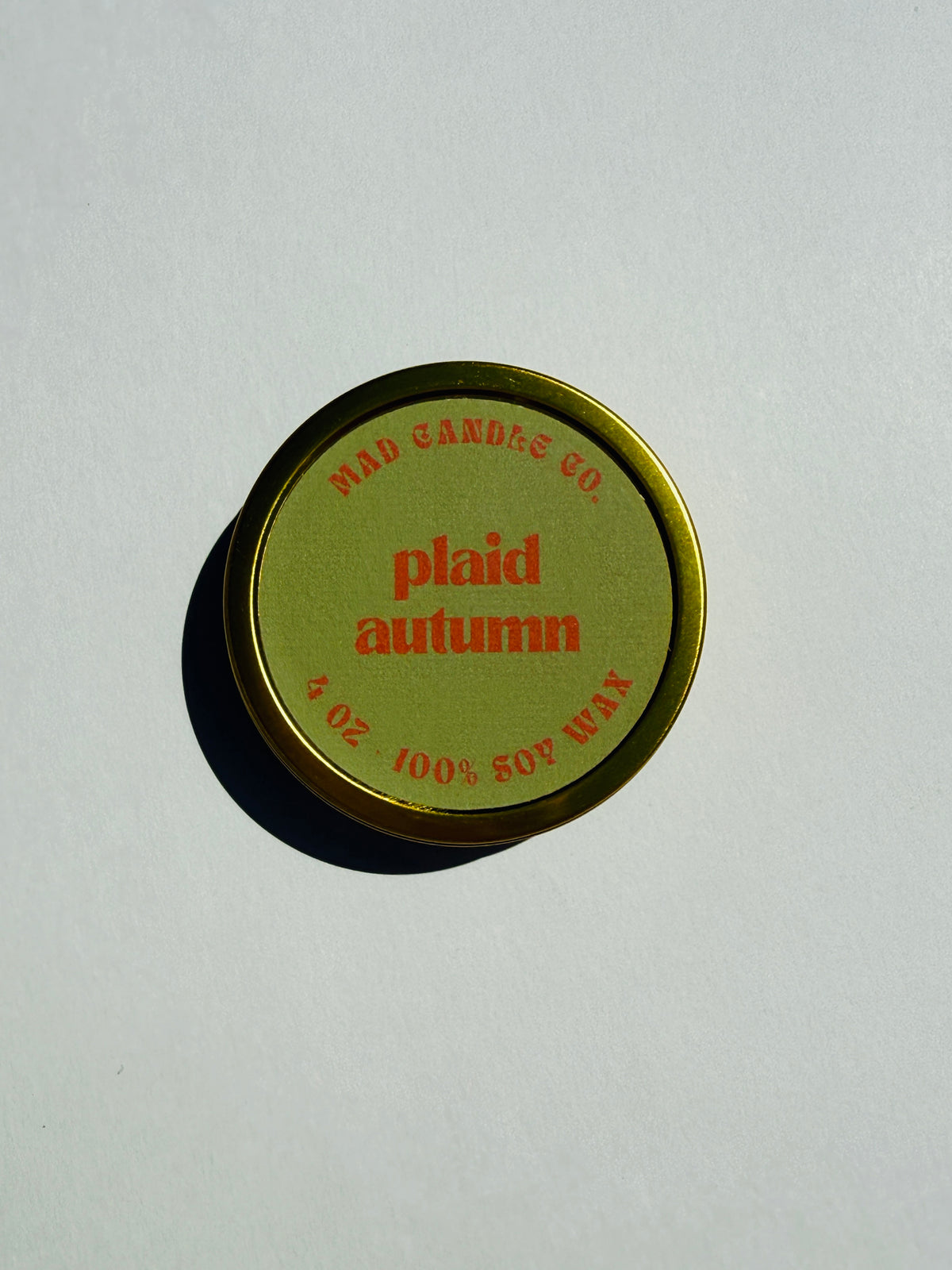 plaid autumn - 4oz travel tin