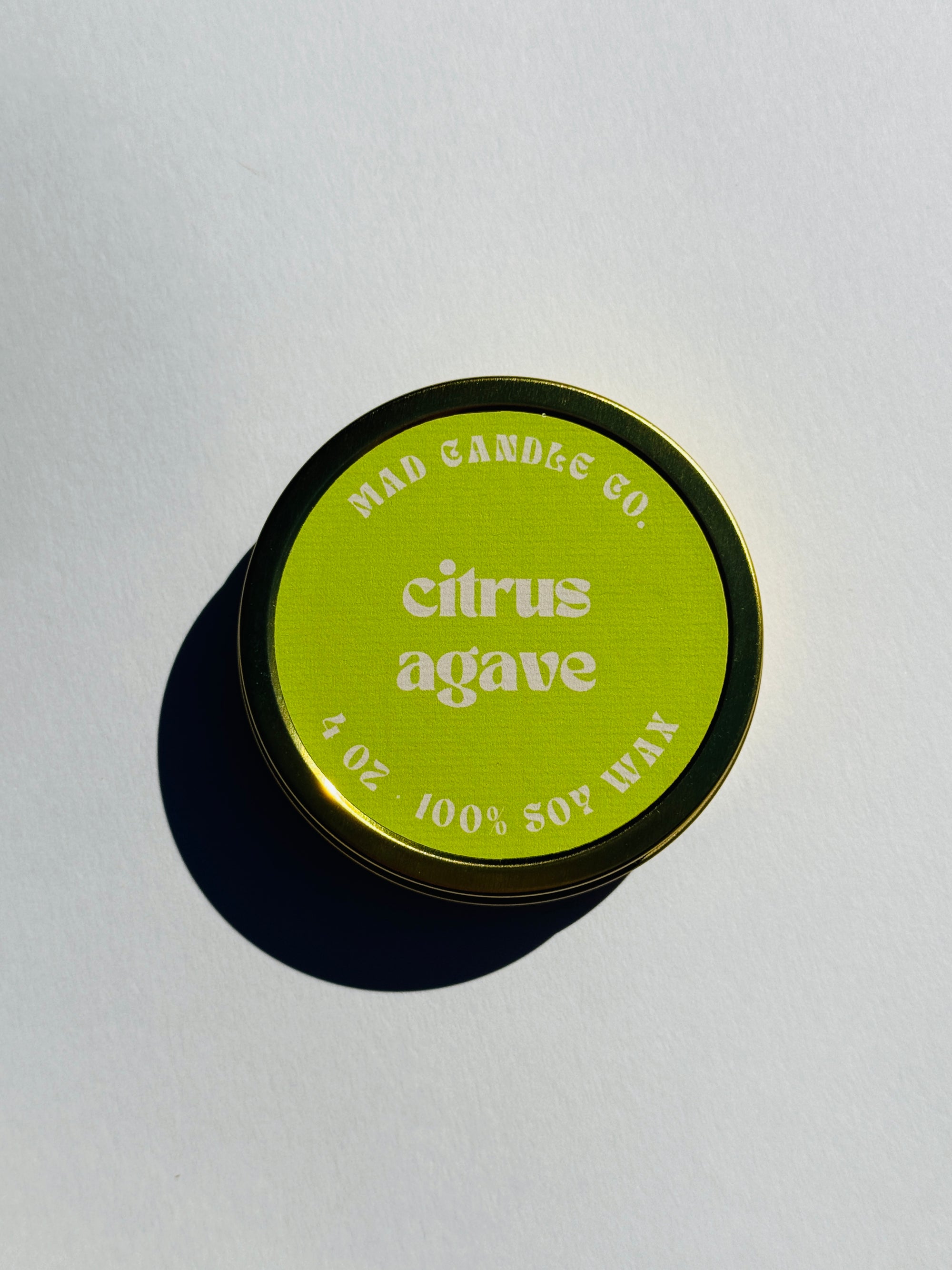 citrus agave - 4oz travel tin