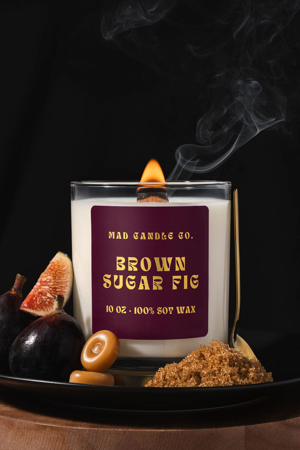 BROWN SUGAR FIG - 10OZ GLASS JAR