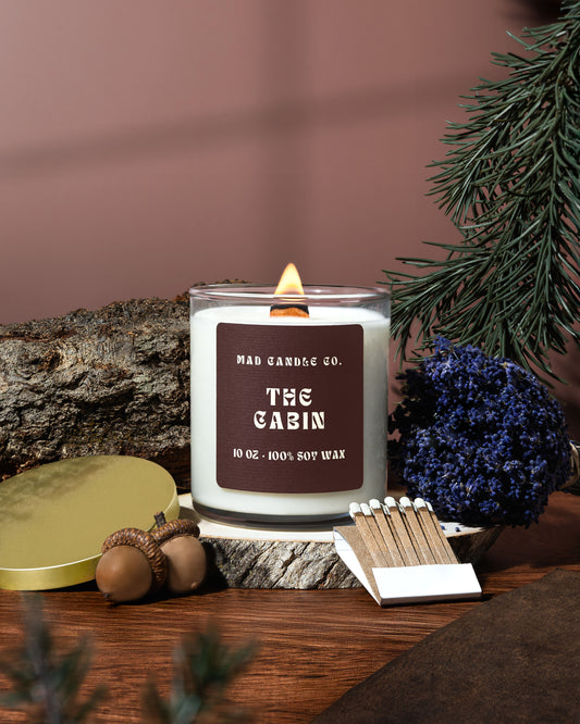 THE CABIN - 10oz GLASS JAR