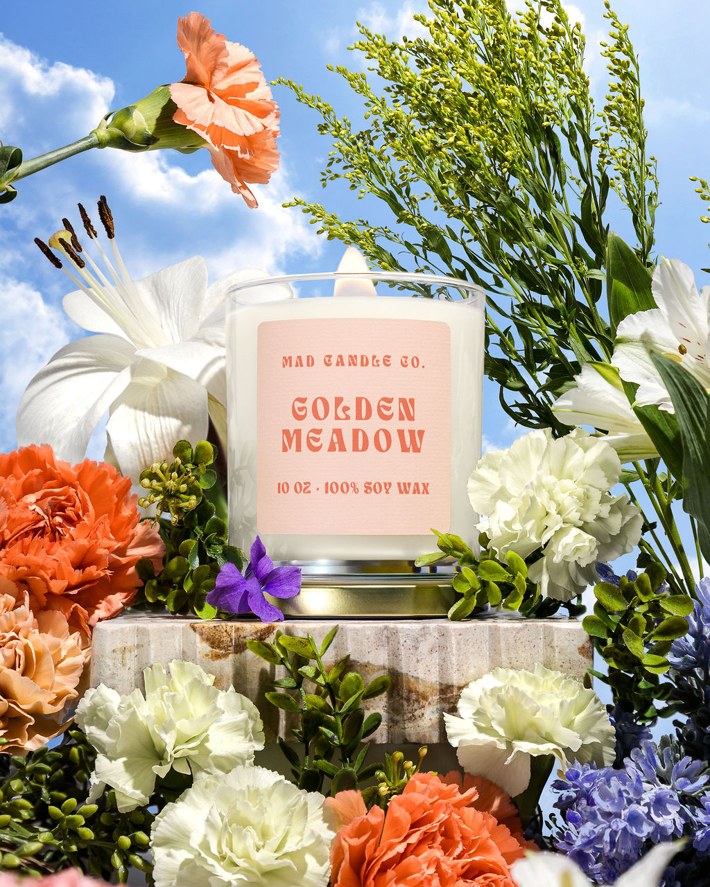 GOLDEN MEADOW - 10oz GLASS JAR