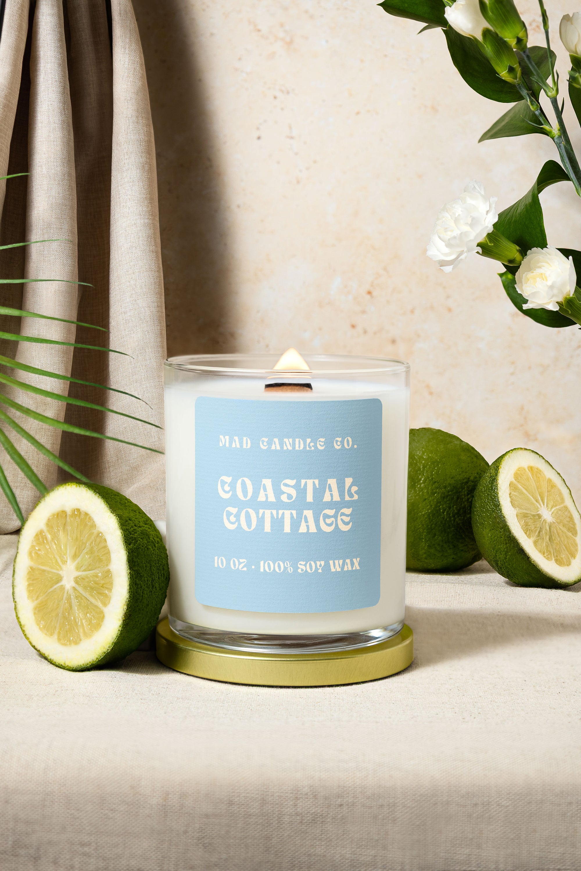 COASTAL COTTAGE - 10OZ GLASS JAR