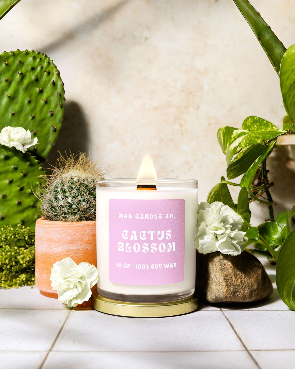 CACTUS BLOSSOM - 10oz GLASS JAR